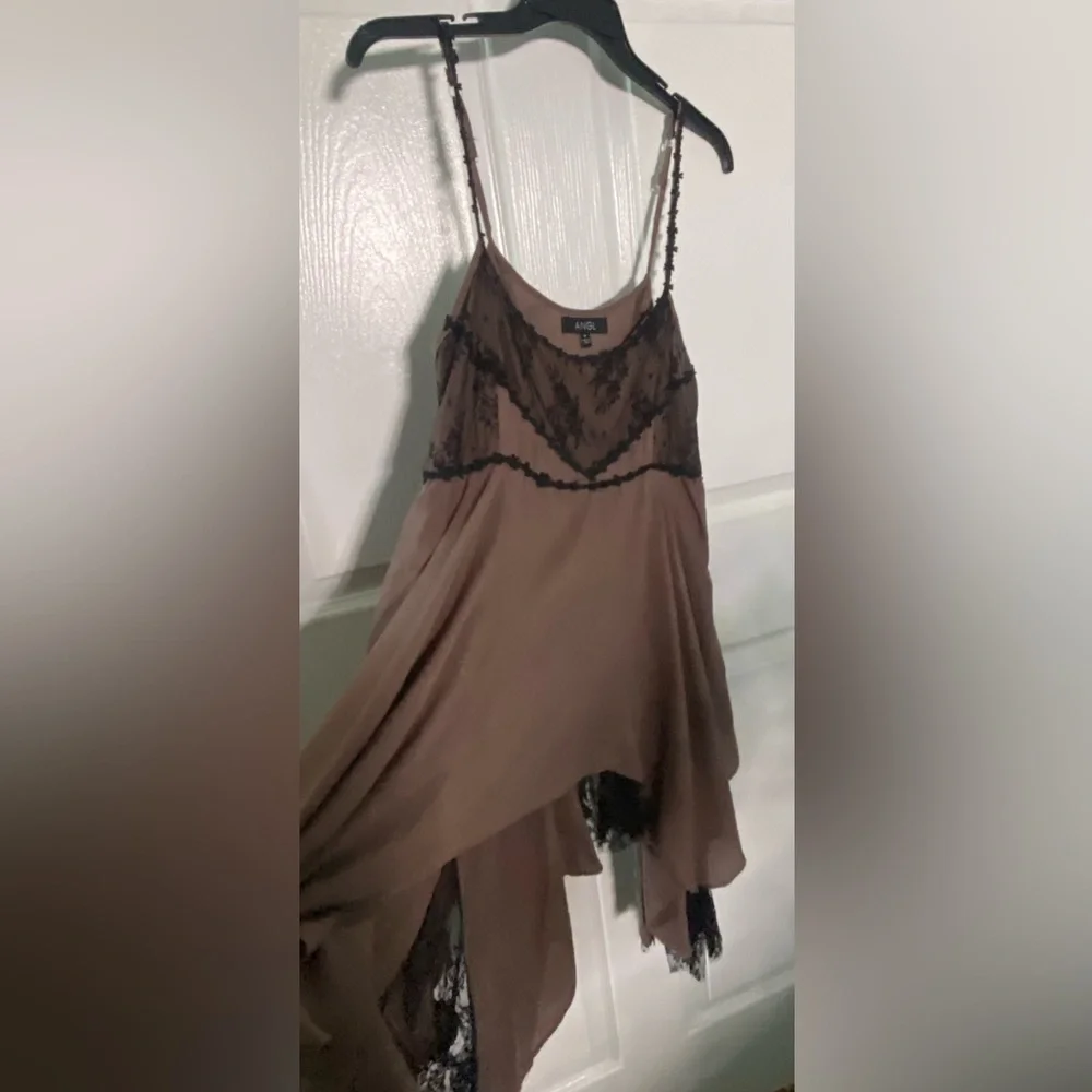 ANGL Brown & Black Tunic Size Medium - Picture 8 of 11